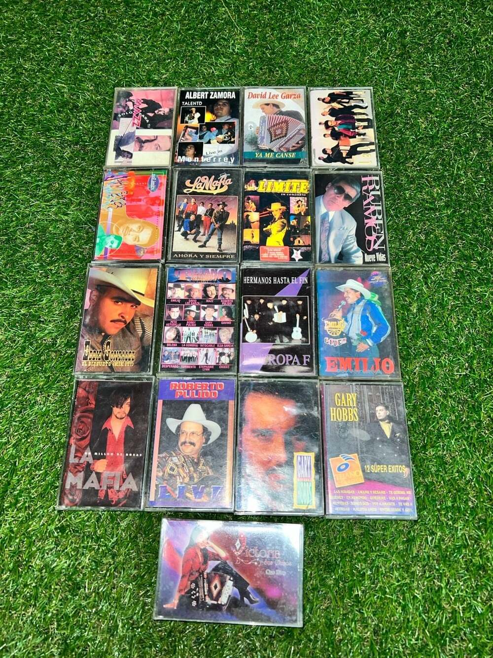 Vintage Tejano Cassette Lot Of 17 La Mafia Emilio Mazz David Lee Garza Tex Mex